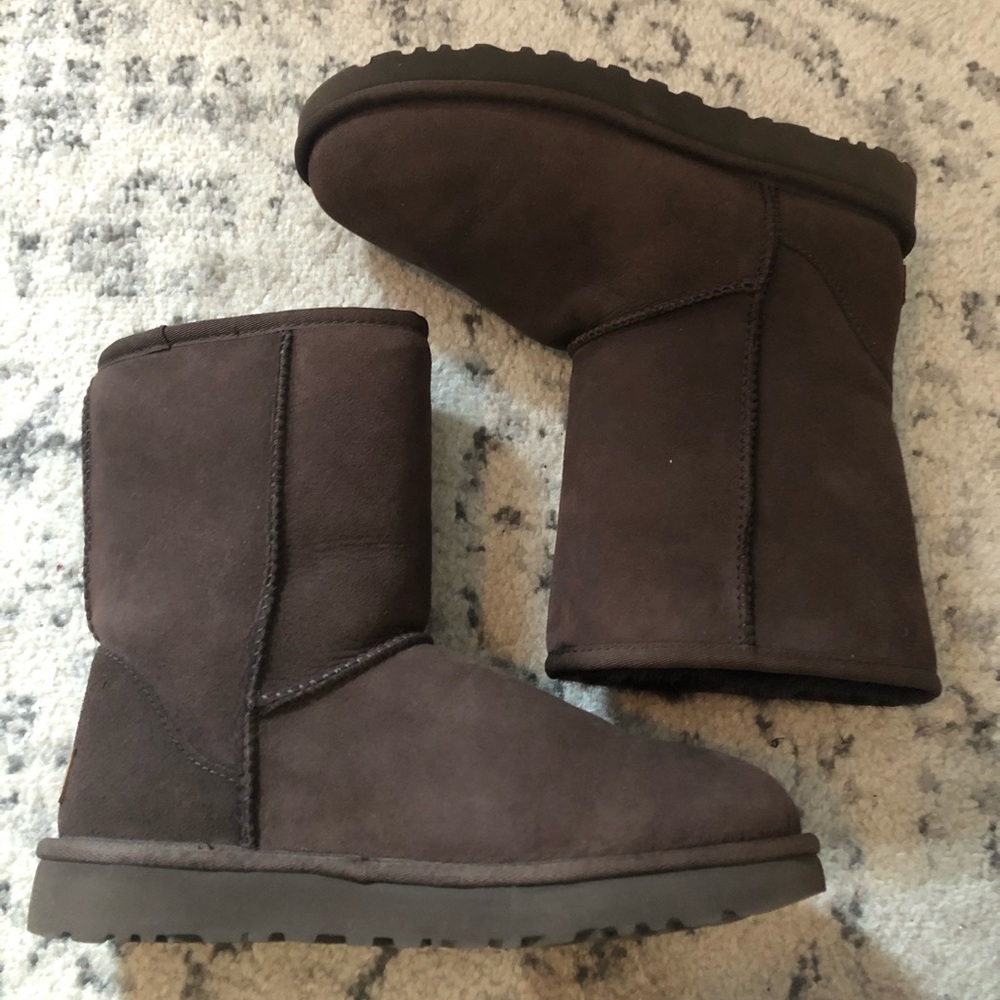 Brown UGG Classic Short Boot